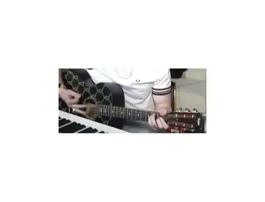 Black Taylor acoustic guitar