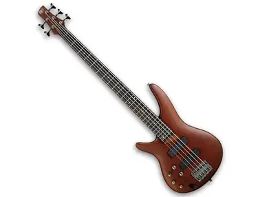 Left handed Ibanez SR500 5 string bass
