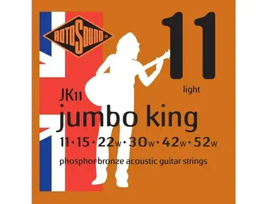 Rotosound JK11 Phospher Bronze Acoustic Guitar Strings (11-52)