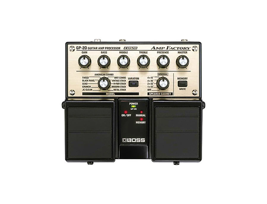 Boss GP-20 Amp Factory - What To Know & Where To Buy | Equipboard Boss GP-20 Amp Factory - What To Know & Where To Buy | Equipboard