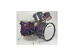 1972 Ludwig Psychedelic Red Rock Duo
