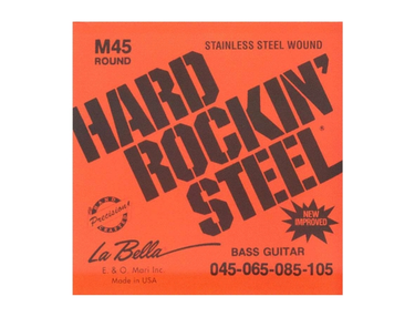La Bella Hard Rockin Steel Bass Strings