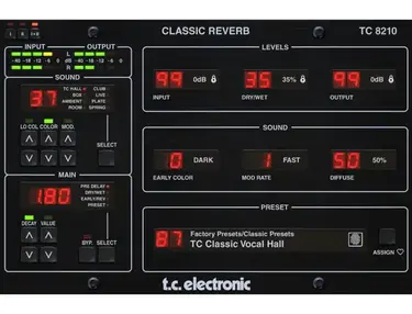 TC Electronic TC8210 NATIVE Classic Reverb