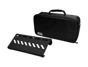 Gator Small Pedalboard with Bag - 15.75"x7" Black