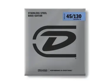 Dunlop Stainless Steel Super Bright 5-String Set Bass 45-130