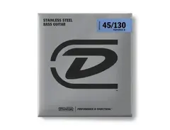 Dunlop Stainless Steel Super Bright 5-String Set Bass 45-130