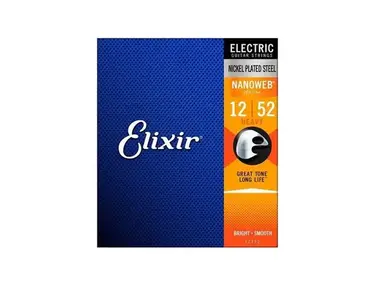Elixir Heavy 12-52 Nanoweb Coated Electric Guitar Strings