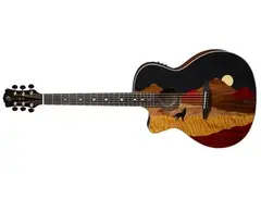 Luna Guitars Luna Vista Wolf A/E Left-handed
