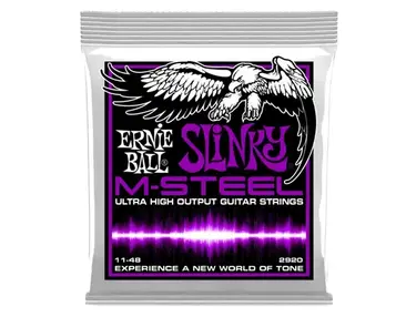 Ernie Ball M-Steel Power Slinky Guitar Strings (11-48)