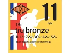 Rotosound TB11 Tru Bronze Acoustic Guitar Strings (11-52) main image