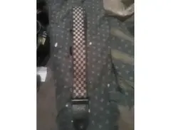 LEVY'S Black and White Checker Guitar Strap main image