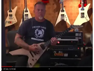 ESP James Hetfield ESP Vulture Prototype