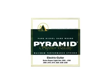 Pyramid Pure Nickel Hand Wound Electric Guitar Extra Super Light 8-38