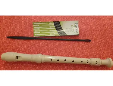 Maped - [Basic] Student Plastic Flute 8-Hole Musical Soprano Recorder With Cleaning Stick and Transparent Bag