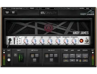 STL Tones Tonality Andy James Signature Guitar Plug-In Suite