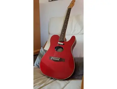 Fender Telecoustic Deluxe Red