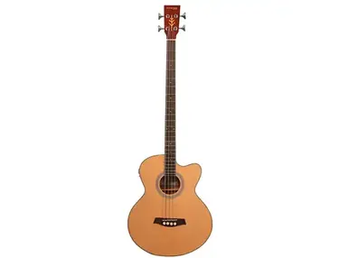 Stretton Payne Acoustic Bass Guitar With Electronics For Plug-in. Spruce Top Rosewood Fretboard