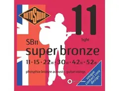 Rotosound SB11 Phospher Bronze Acoustic Guitar Strings (11-52) main image