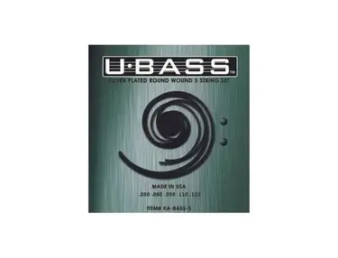 Kala KA-BASS-5 U•Bass Silver Plated Round Wound 5 String Set