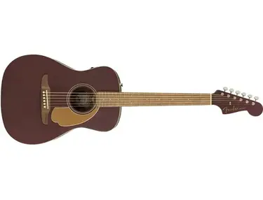 Fender Malibu Player - Burgundy Satin with Walnut Fingerboard
