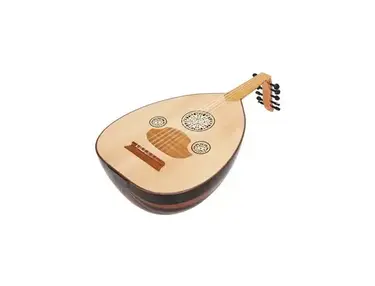 Saz Instruments 166-BSW Turkish Oud Walnut BK