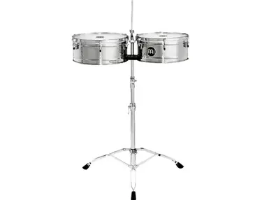 Meinl LC1STS Artist Series Luis Conte Signature Timbales - Stainless Steel