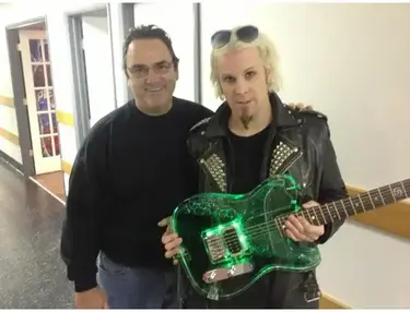 Ken Meyer Acrylic Tank Manufacturers ("Tanked") ATM Custom Shop John 5 Telecaster Lava Lamp