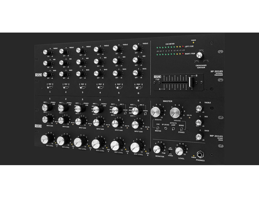 RANE MP2016 DJ MIXER & XP2016 EXTERNAL PROCESSOR RANE MP2016 DJ MIXER & XP2016 EXTERNAL PROCESSOR