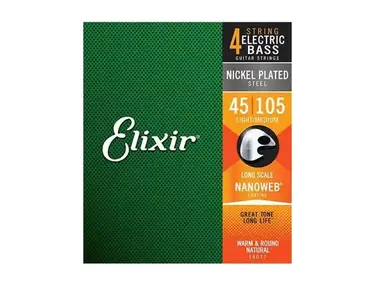 Elixir Electric Bass NPS Nanoweb Light-Medium 45-105