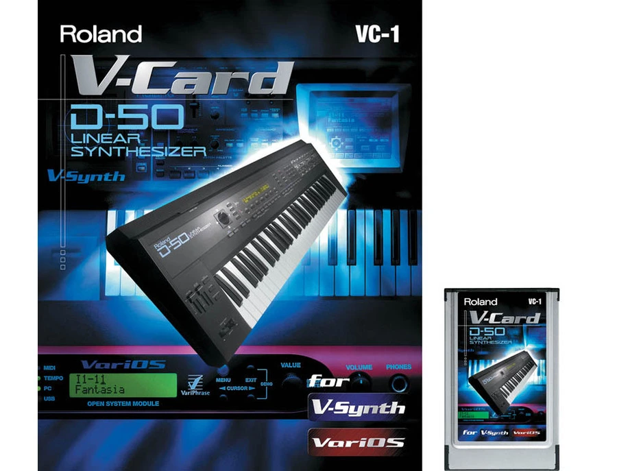 Roland VC-1 D-50サウンド V-Card Roland VC-01 (D-50) Card - What To Know & Where To Buy | Equipboard