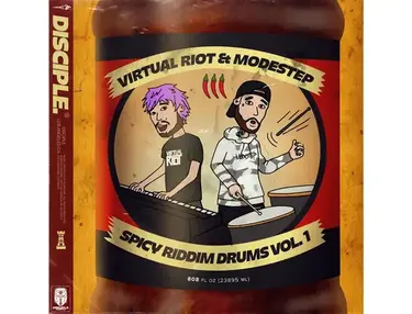 Splice Sounds Disciple Samples Virtual Riot x Modestep: Spicy Riddim Drums Vol. 1