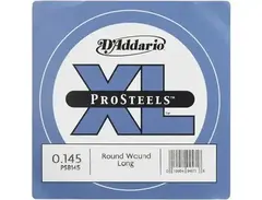 D'Addario PSB145 ProSteels Bass Guitar Single String, Long Scale, .145 main image