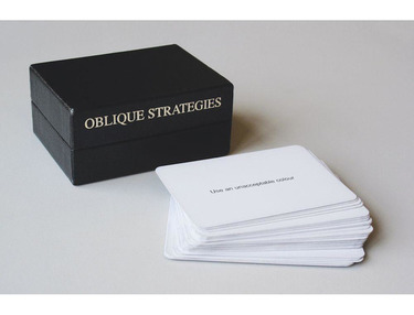 Oblique Strategies: Over One Hundred Worthwhile Dilemmas
