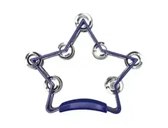 Precision Audio Star Tambourine  - Purple main image