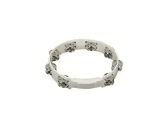 RythmTech True Colors Tambourine TC4020 - White