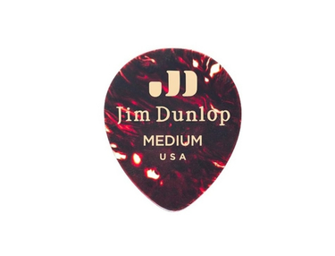 Dunlop Genuine Celluloid Medium Shell Tear Drop Picks