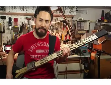 Hockey Stick Guitar