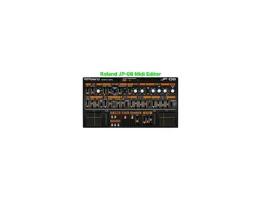 Roland JP-08 MIDI Editor