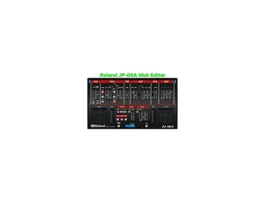 Roland JU-06A MIDI Editor