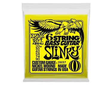 Ernie Ball Short Scale 6-String Slinky Bass Strings (20-90)