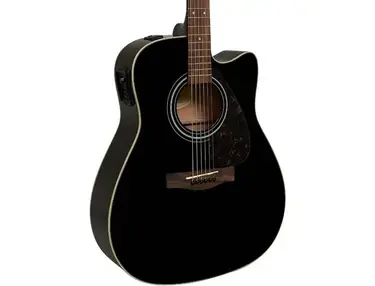 Yamaha FX335C Dreadnought Acoustic-Electric Guitar Black
