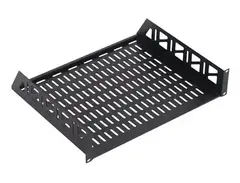 DavisLegend Fixed Rack Mount Shelf with Vented Panel (2U) main image