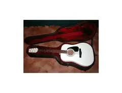 Fender Gemini IV White Lacquer Acoustic Guitar main image