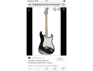 Fender Stratocaster Harrison/ Milligan