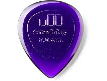 Dunlop Stubby 3.0mm Dark Purple Guitar Picks