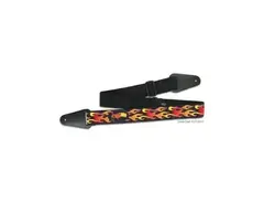 Grover Allman Bart Simpson Angel/Devil Flame Guitar Strap main image