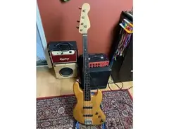 Azola Custom Fretless  4-String PJ Active Bass main image