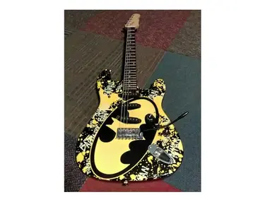 Six Flags/DC Comics Batman Graffiti Electric Guitar