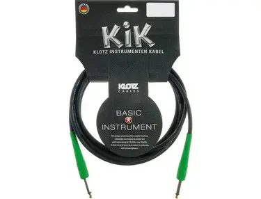 Klotz KIKC4.5PP4 Jack cable 4.5m Black/Green