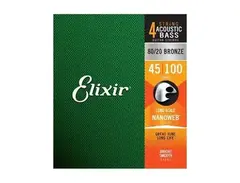 Elixir Acoustic Bass 80/20 Bronze 45-100